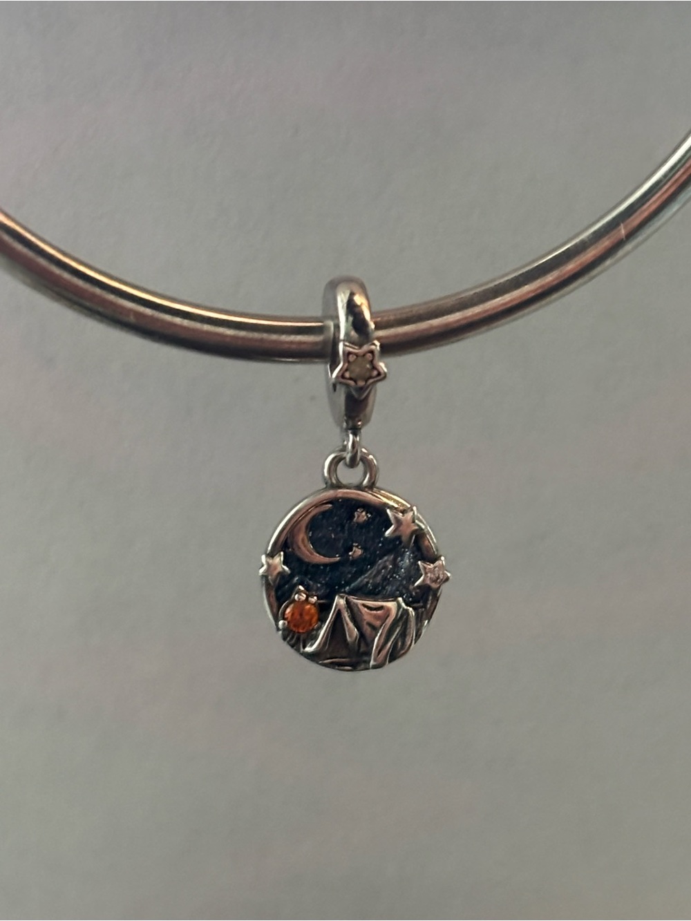 Pandora Sleeping Under the Stars Dangle Charm Silver S925 ALE - Picture 4 of 7